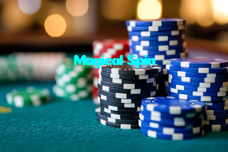 Magical Spin casino presented on mobile device in Pakistan with slots and live games